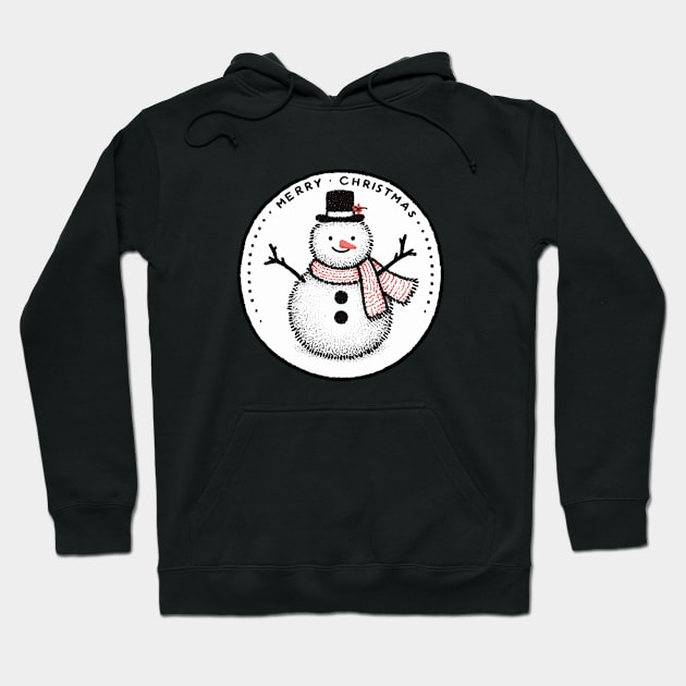 Snowman Christmas Hoodie by katzura